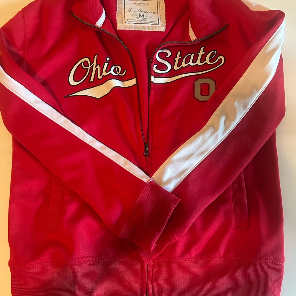 Ohio State Red Zip-Up Jacket